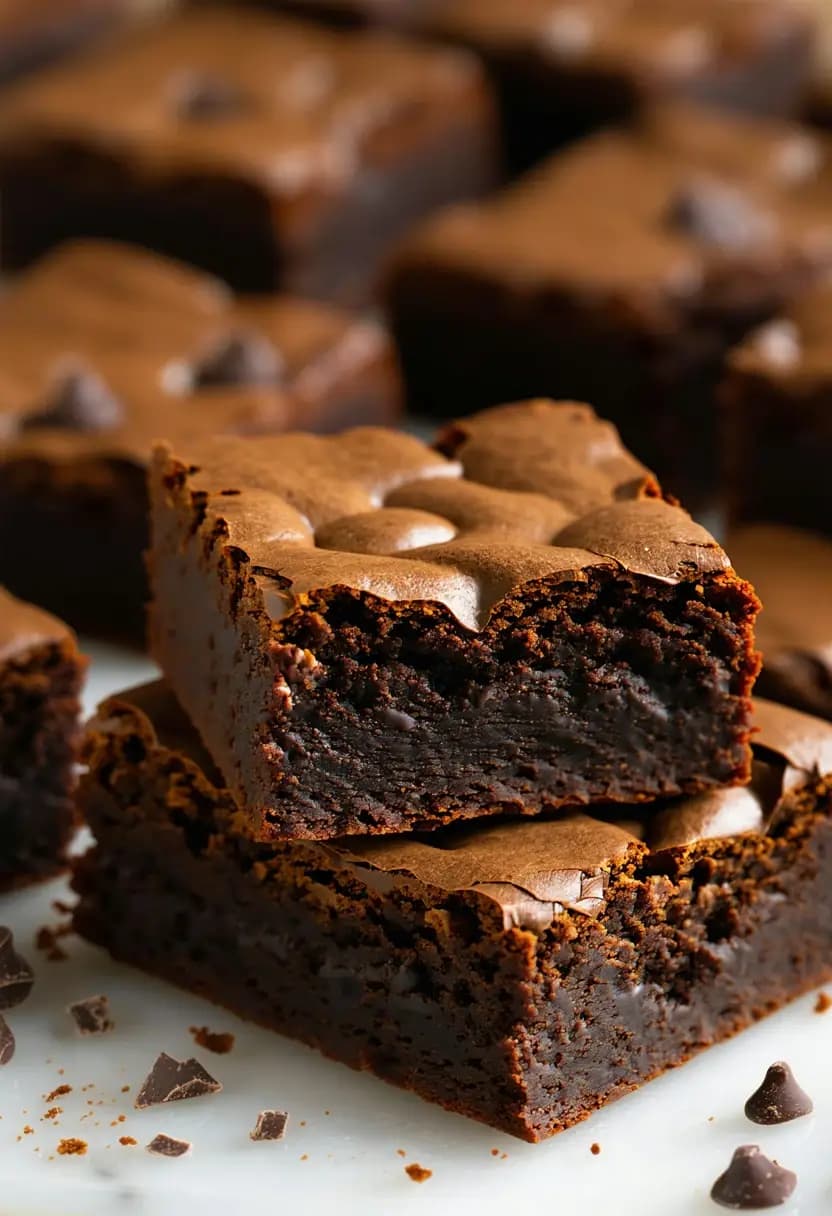 Receita de Brownies de Chocolate Ricos