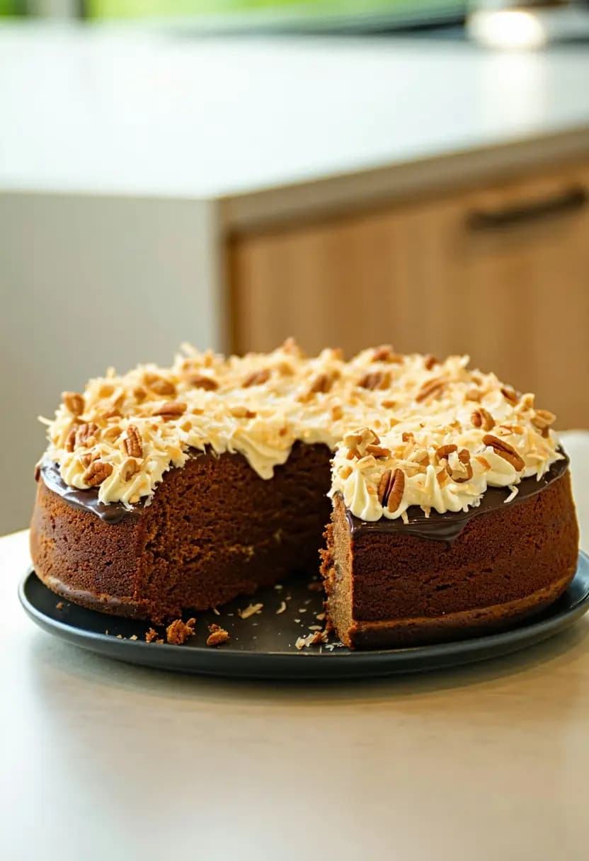 Receita de Bolo de Chocolate Alemão Rico