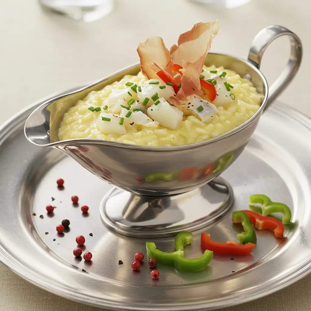 Receita de Risoto de Bacalhau