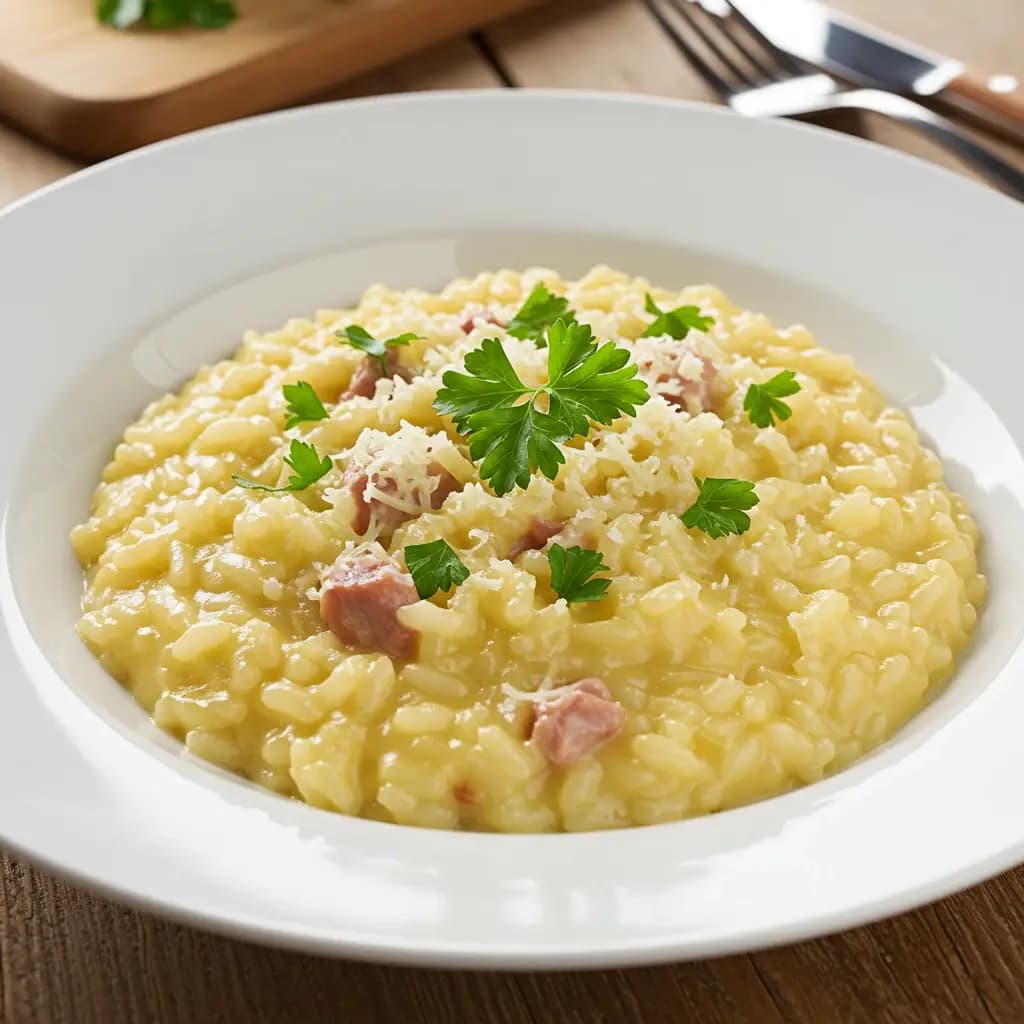 Receita de Risoto de Bacon