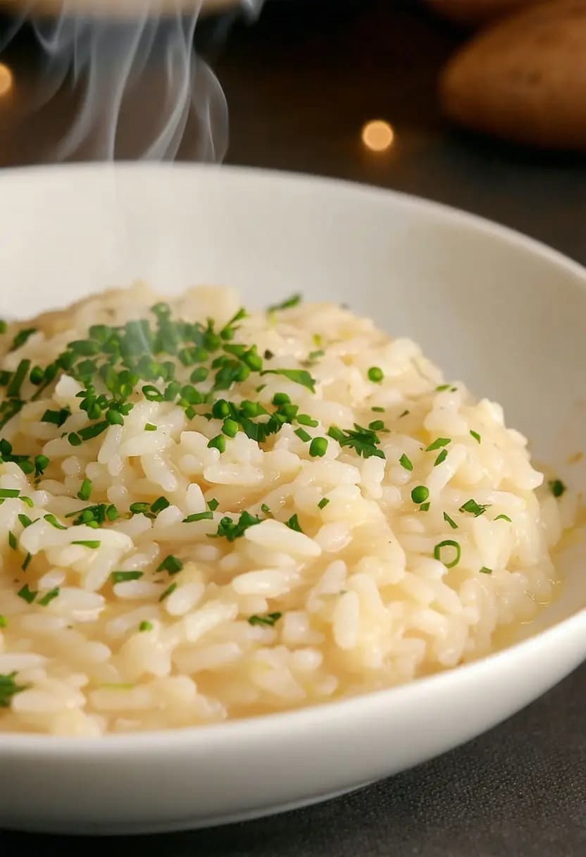 Receita de Risoto de Queijo Cremoso