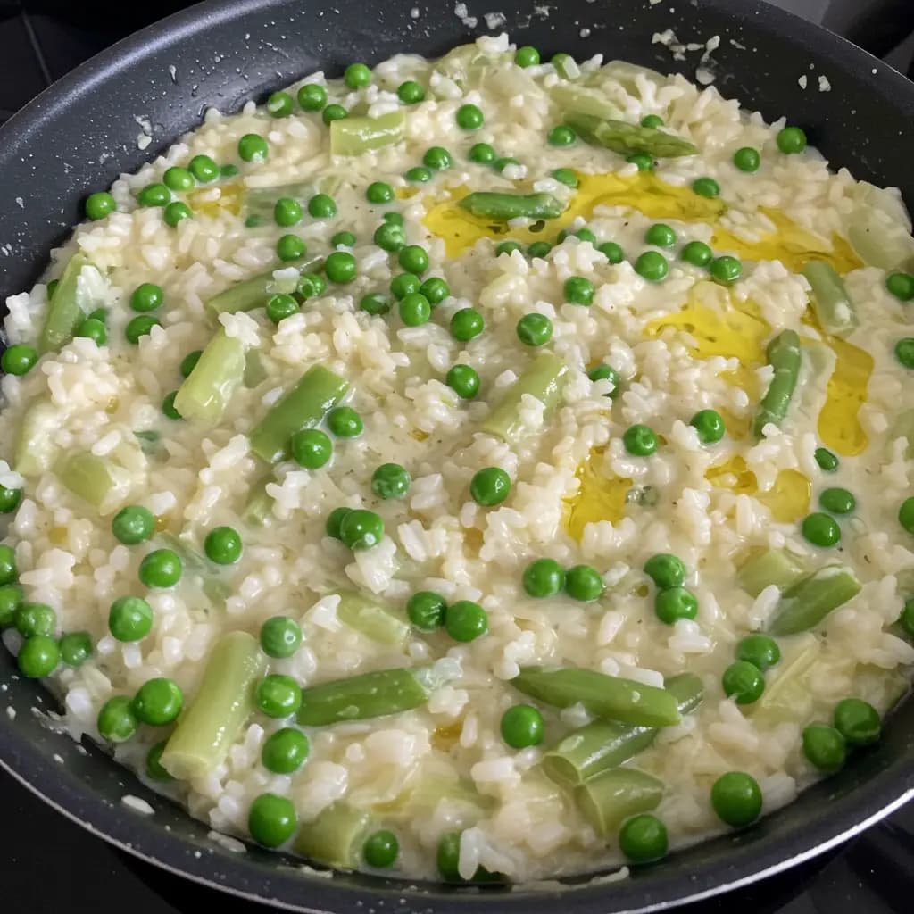 Receita de Risoto Verde e Amarelo