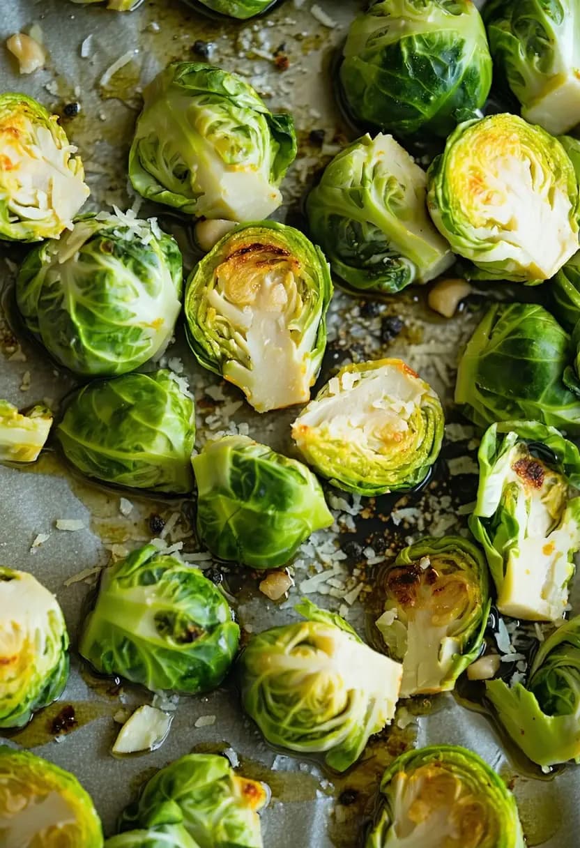 Receita de Couve de Bruxelas Assada