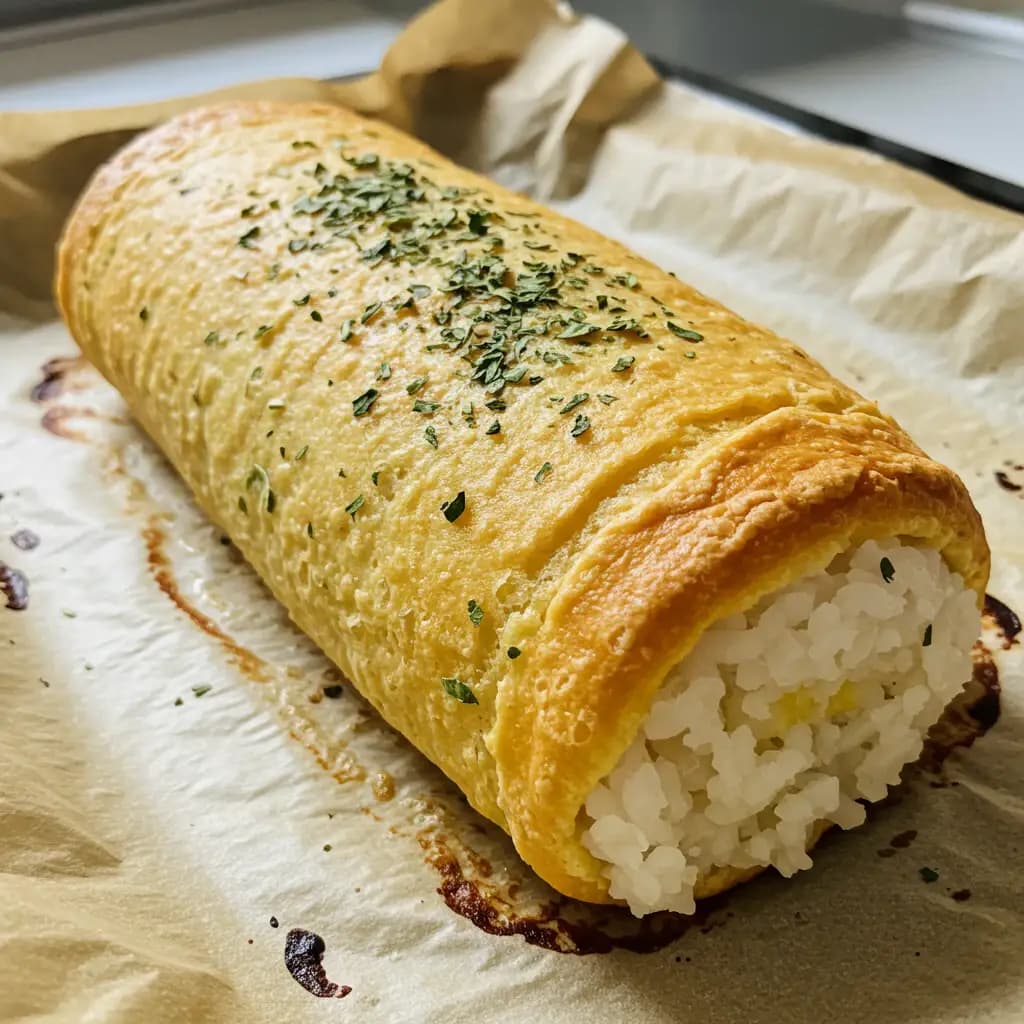 Receita de Rocambole de Arroz