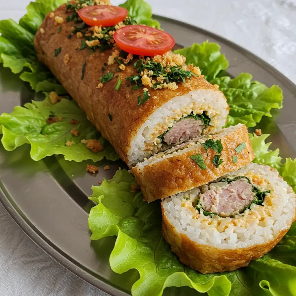 Receita de Rocambole de Arroz