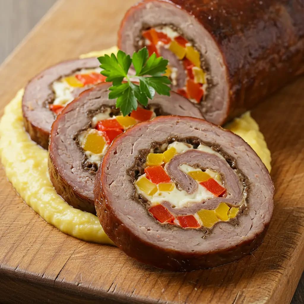 Receita de Rocambole de Carne