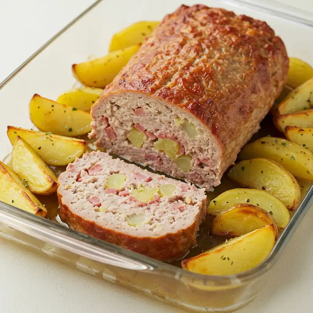 Receita de Rocambole de Pernil