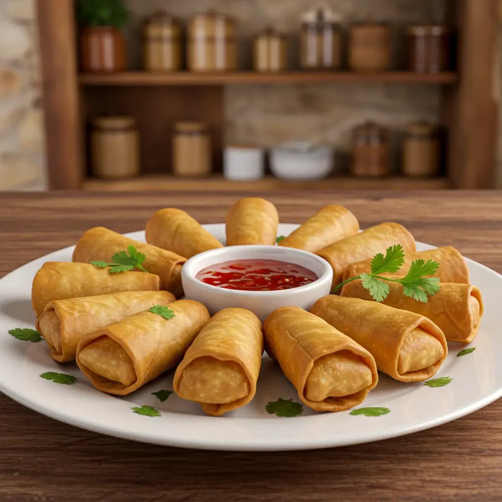 Receita de Rolinho primavera