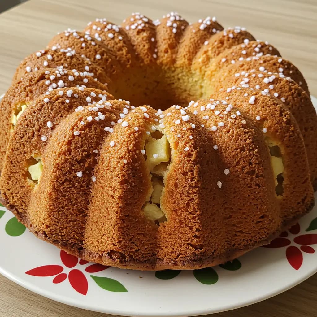 Receita de Rosca de Maçã