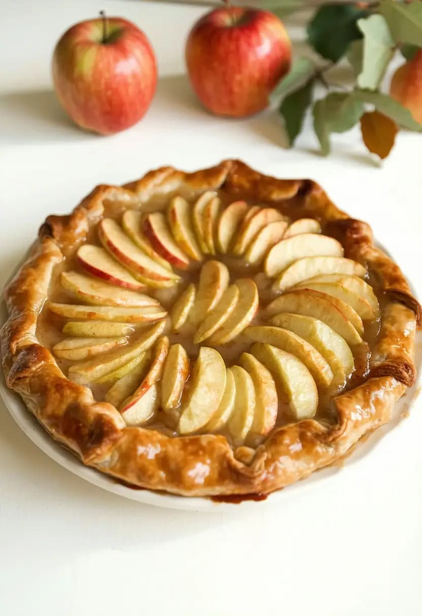 Receita de Torta Rústica de Maçã