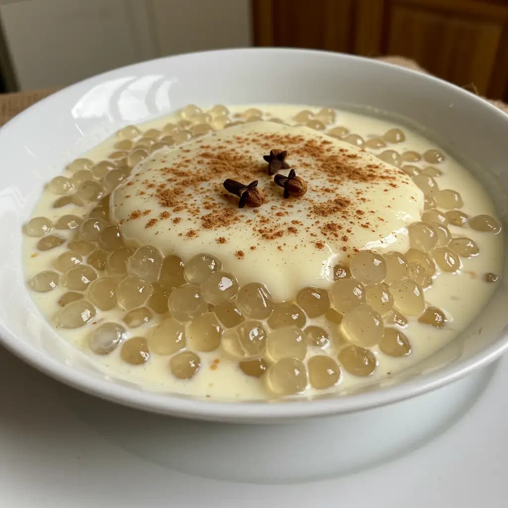 Receita de Sagu de leite