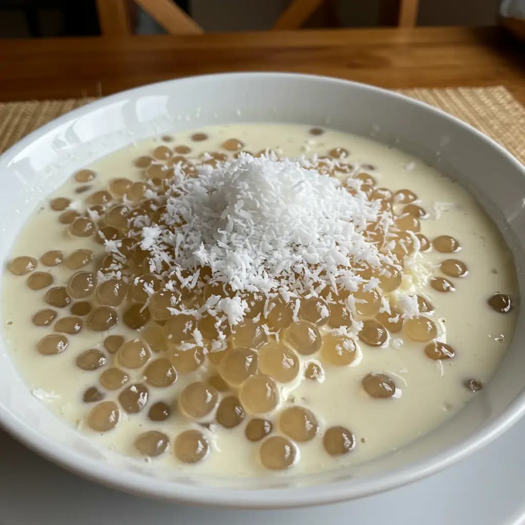 Receita de Sagu de leite