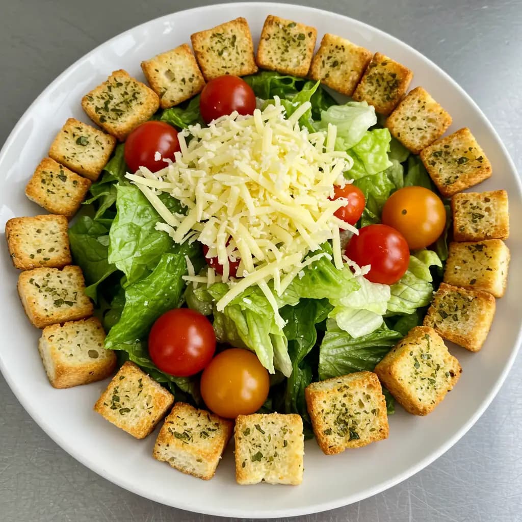 Receita de Salada caesar