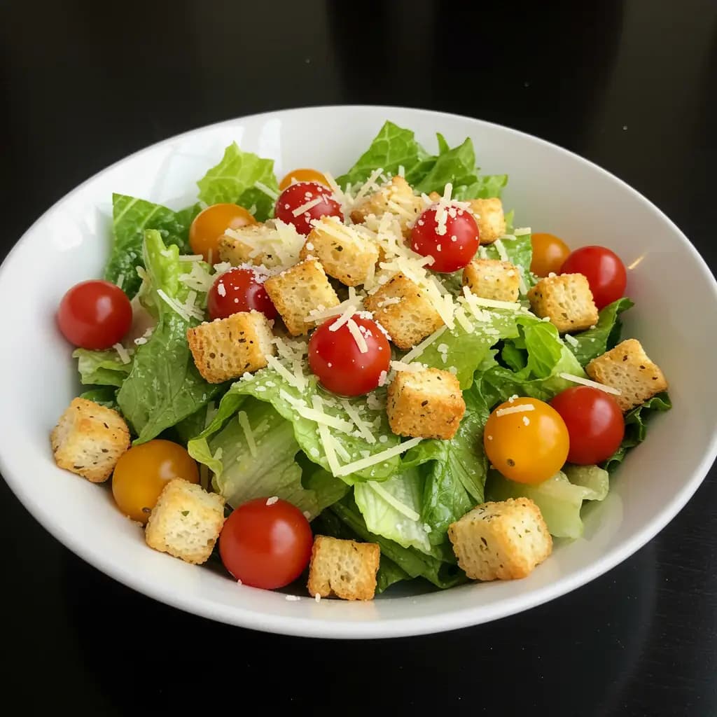 Receita de Salada Caesar