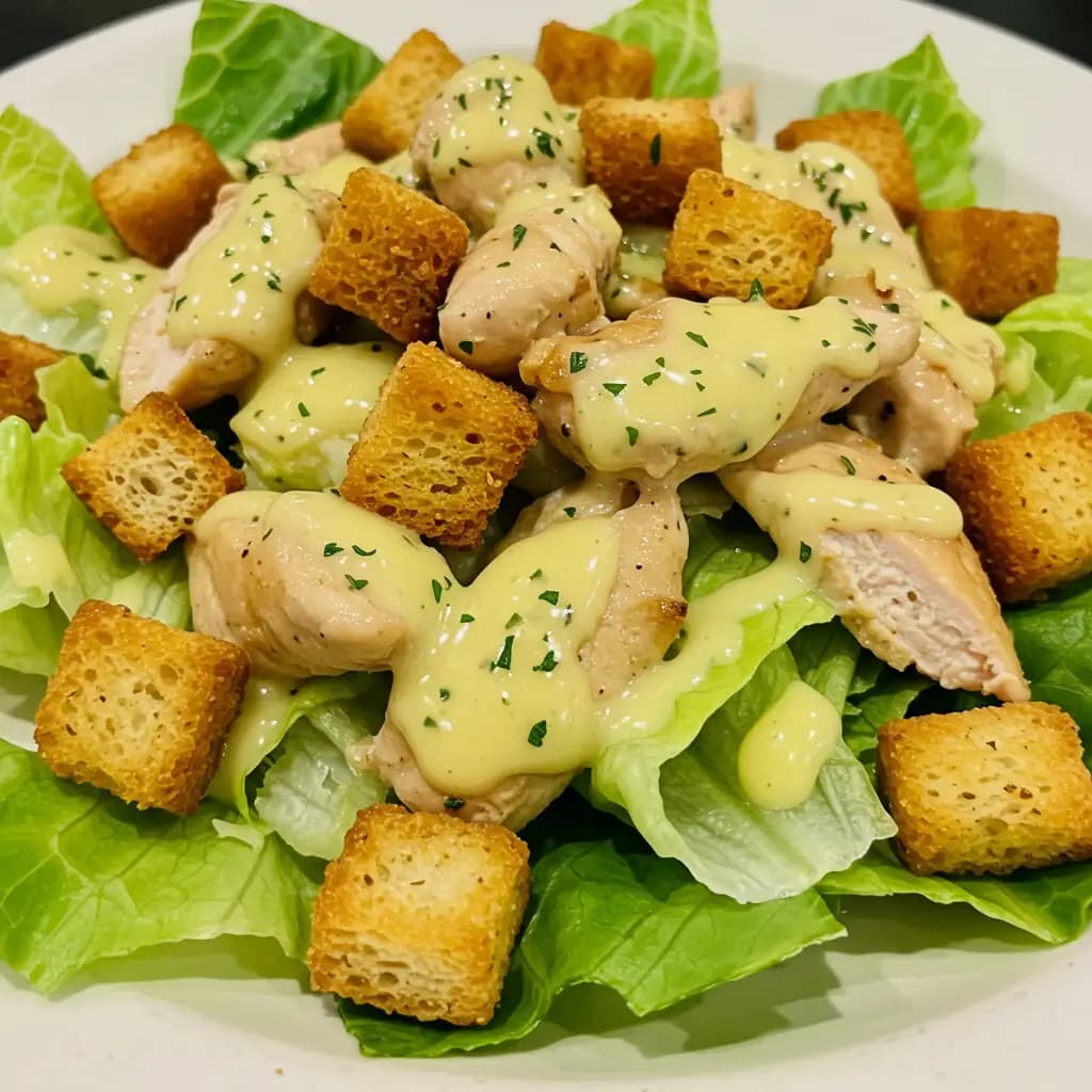 Receita de Salada Caesar Completa