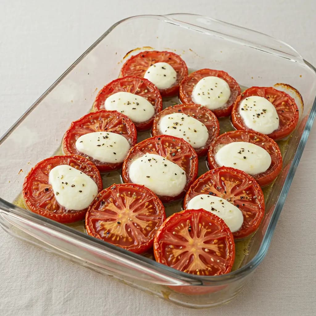 Receita de Salada Caprese Quente
