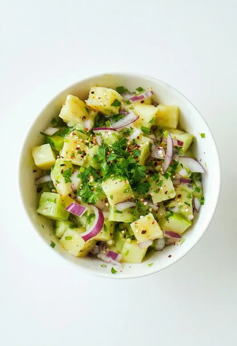 Receita de Salada de Chuchu e Maionese