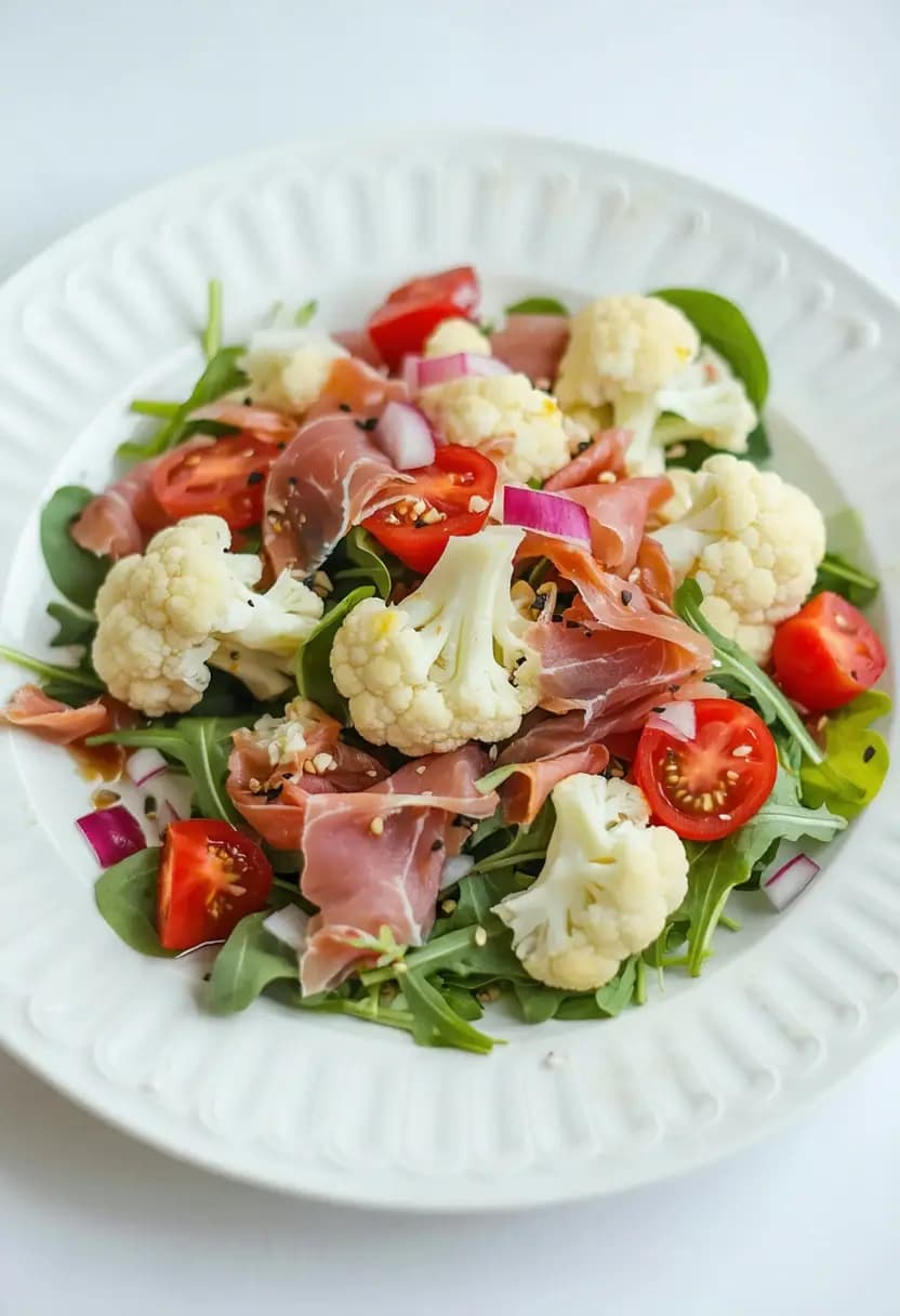 Receita de Salada de Couve-flor com Atum