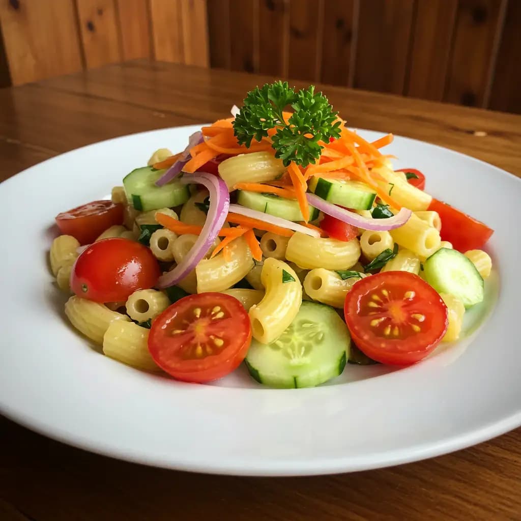 Receita de Salada de macarrão