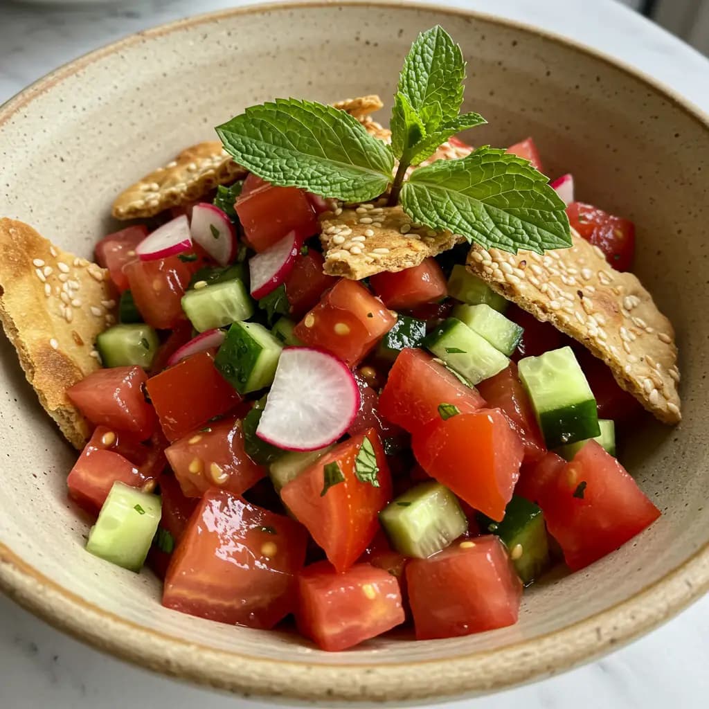 Receita de Salada Fatuche