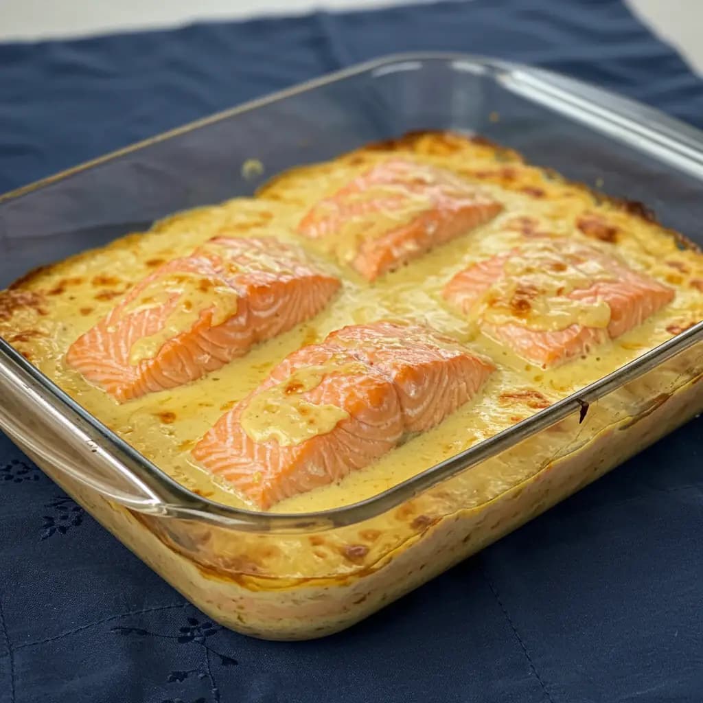 Receita de Salmão ao Creme