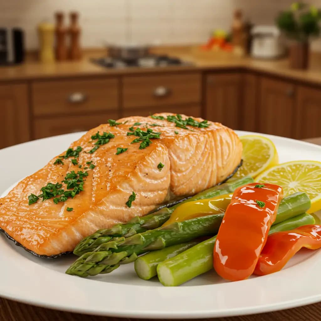 Receita de Salmão Assado