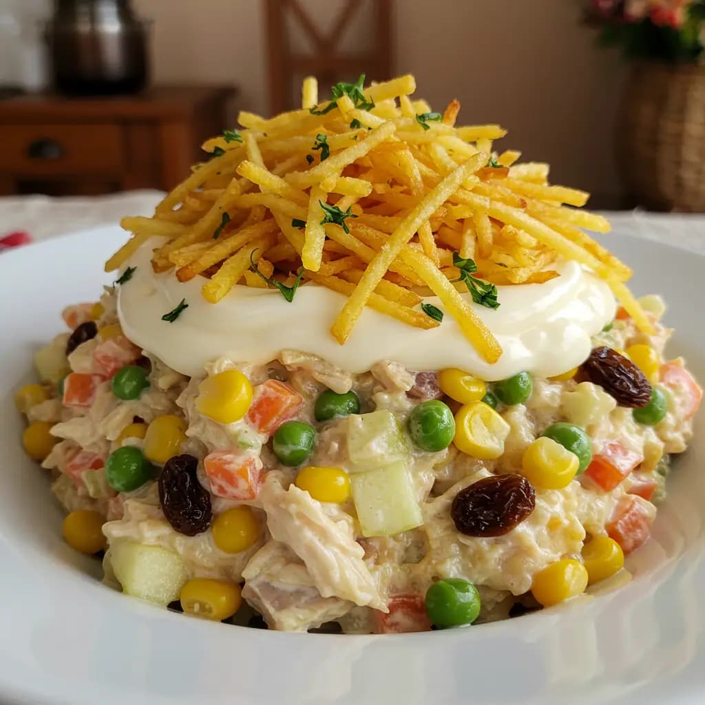Receita de Salpicão de Natal