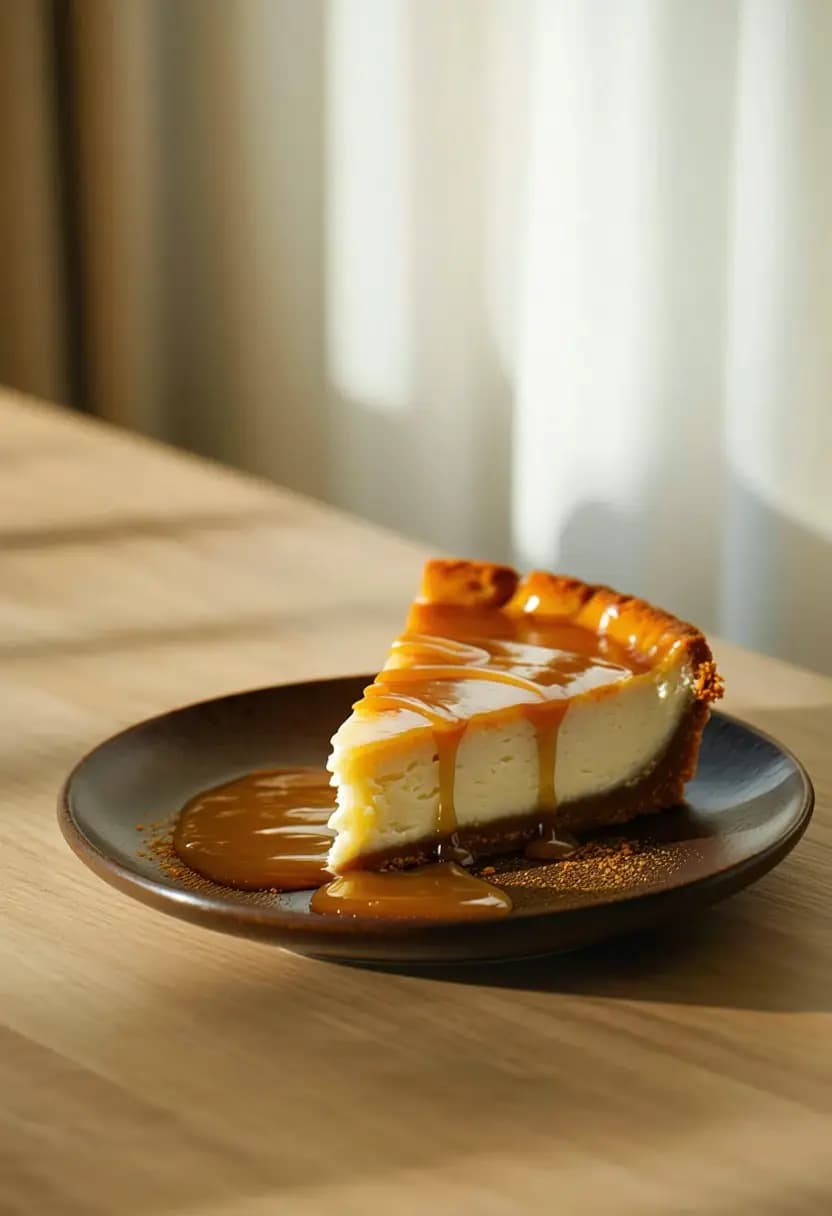 Receita de Cheesecake de Caramelo Salgado