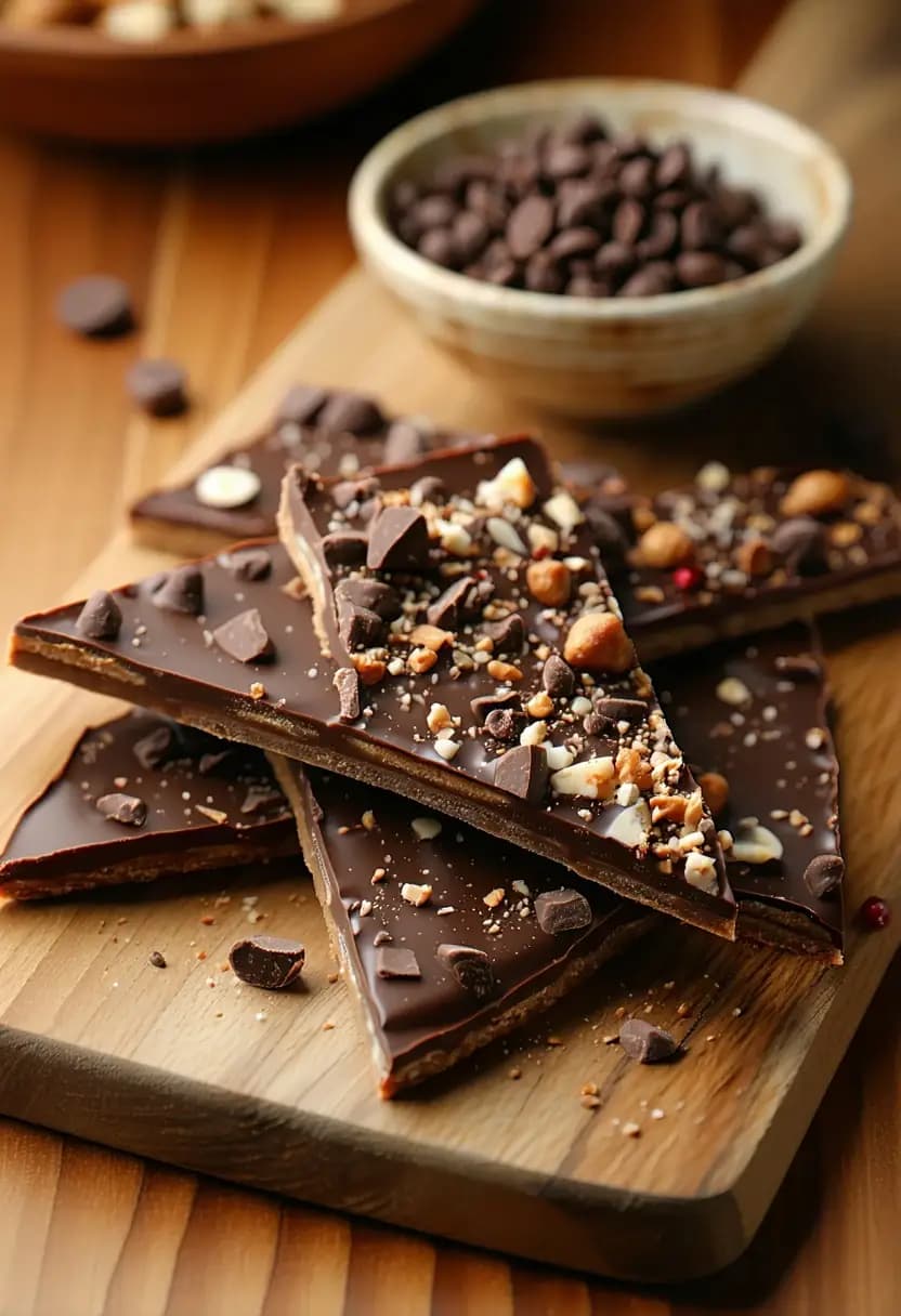 Receita de Casca de Chocolate Simples