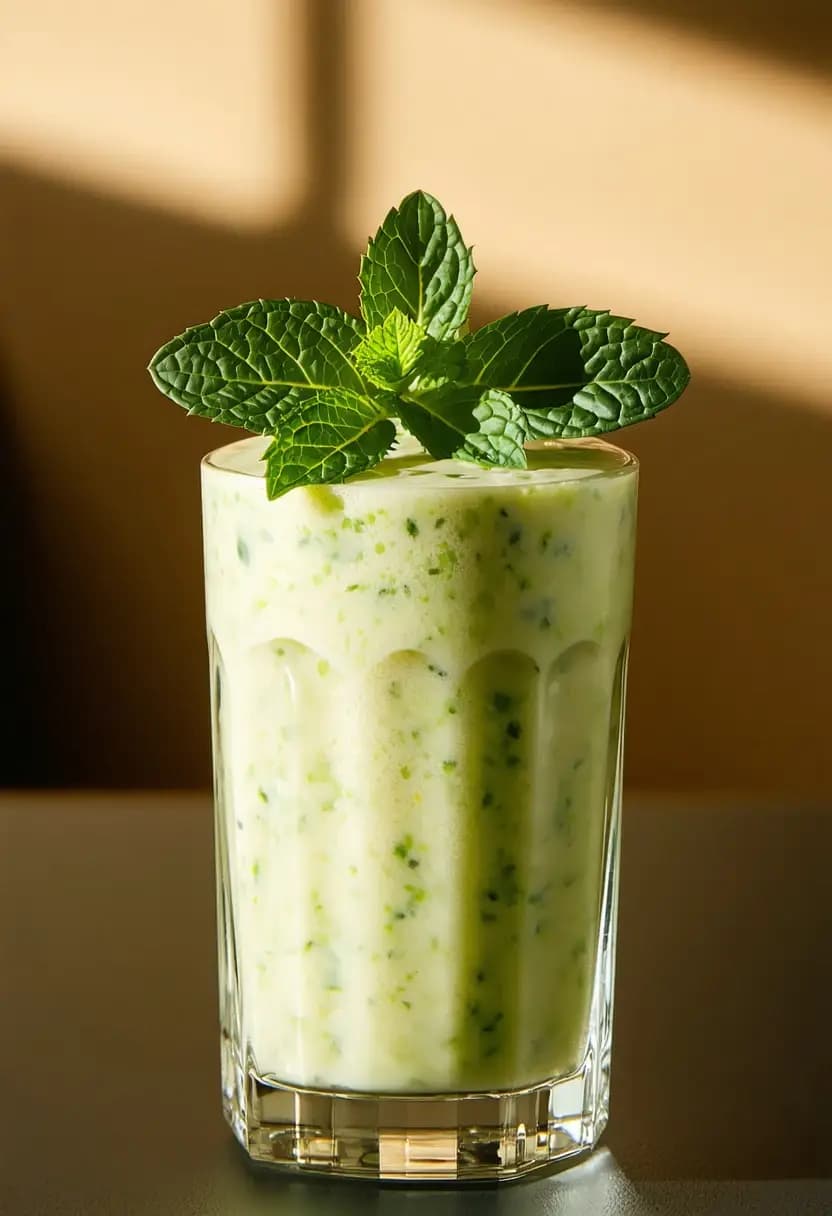 Receita de Smoothie de Abacaxi e Hortelã