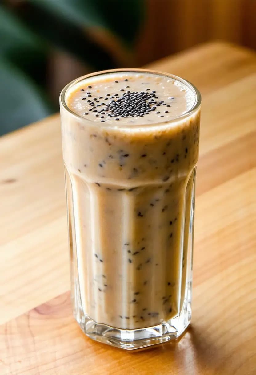 Receita de Smoothie de Chia com Iogurte