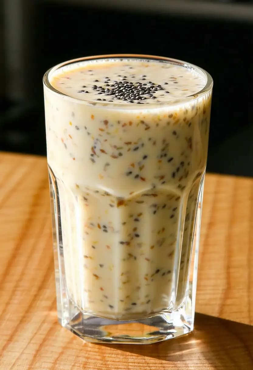 Receita de Smoothie de Iogurte com Chia