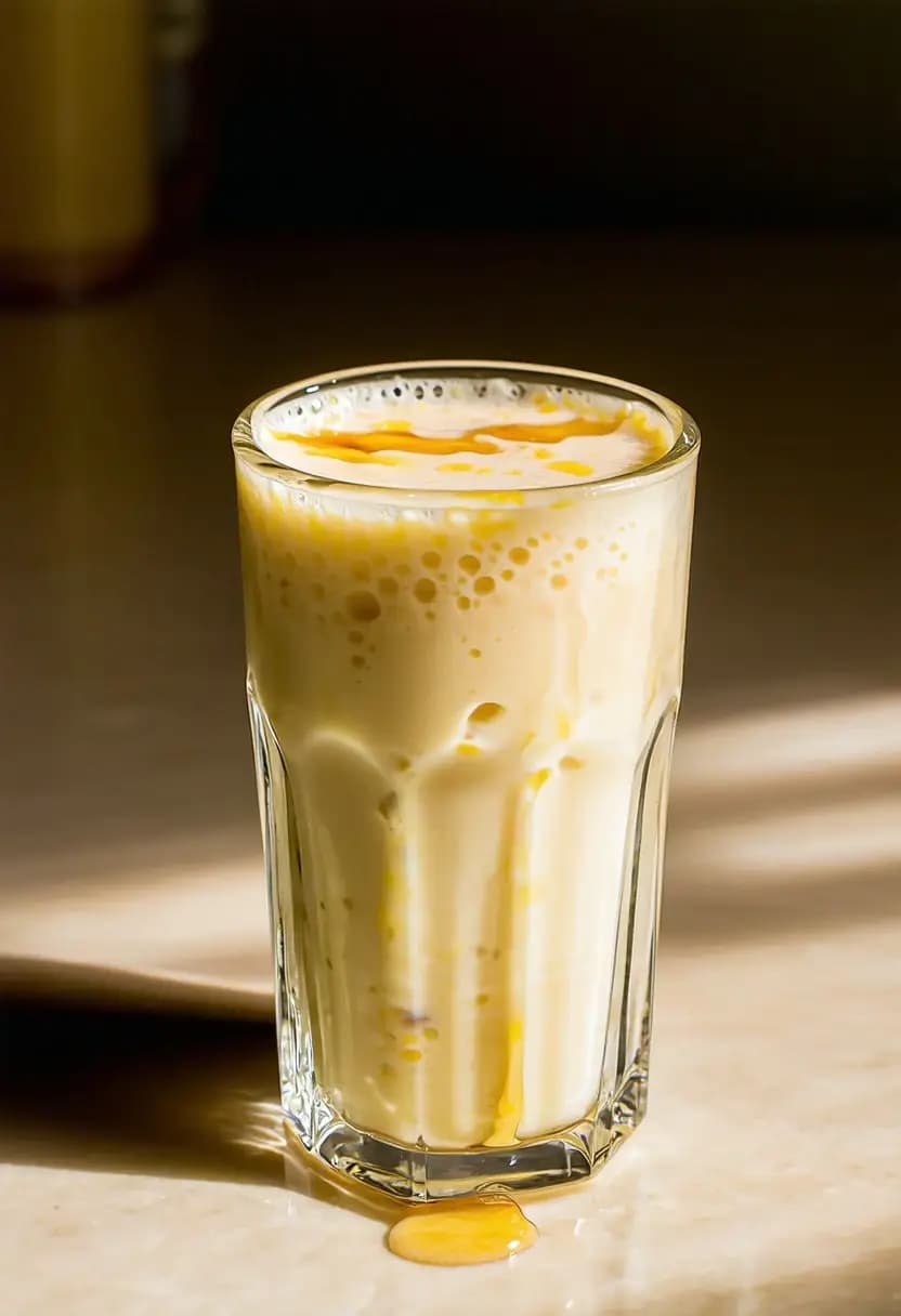 Receita de Smoothie de Iogurte e Banana