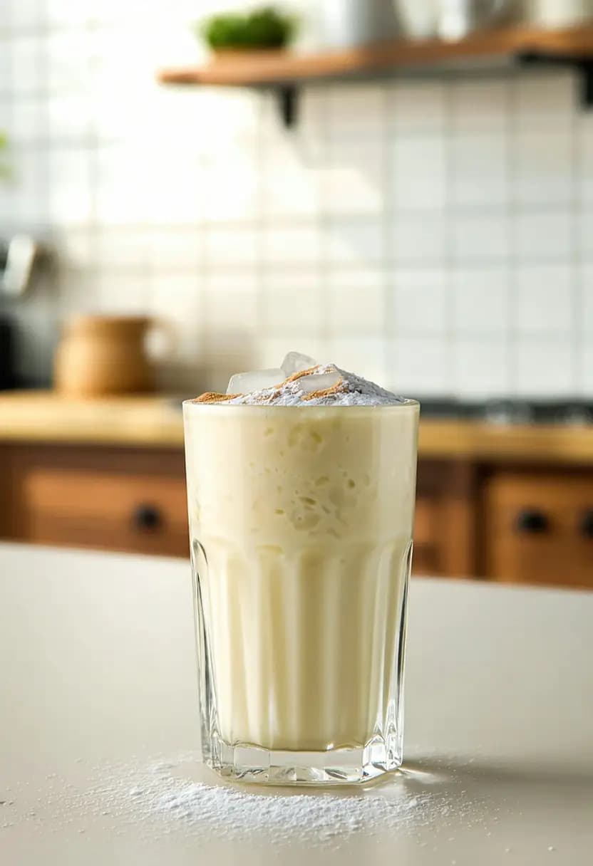 Receita de Smoothie de Ninho com Banana