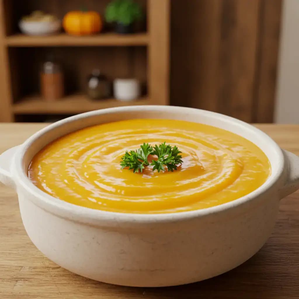 Receita de Sopa de abóbora