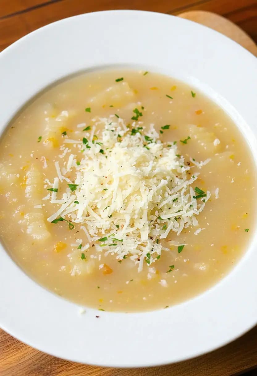 Receita de Sopa de Cebola Cremosa
