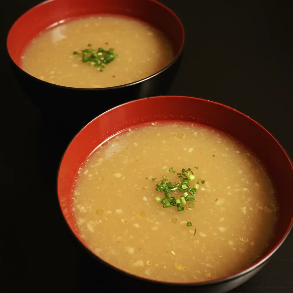 Receita de Sopa de Missô com Tofu