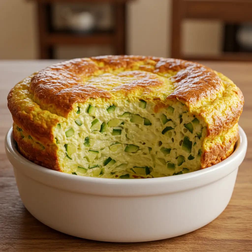 Receita de Souflé de abobrinha