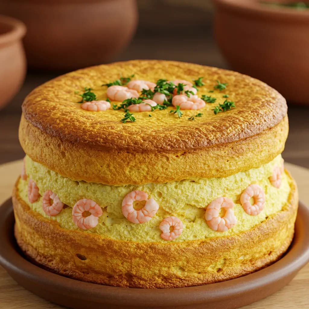 Receita de Souflé de camarão