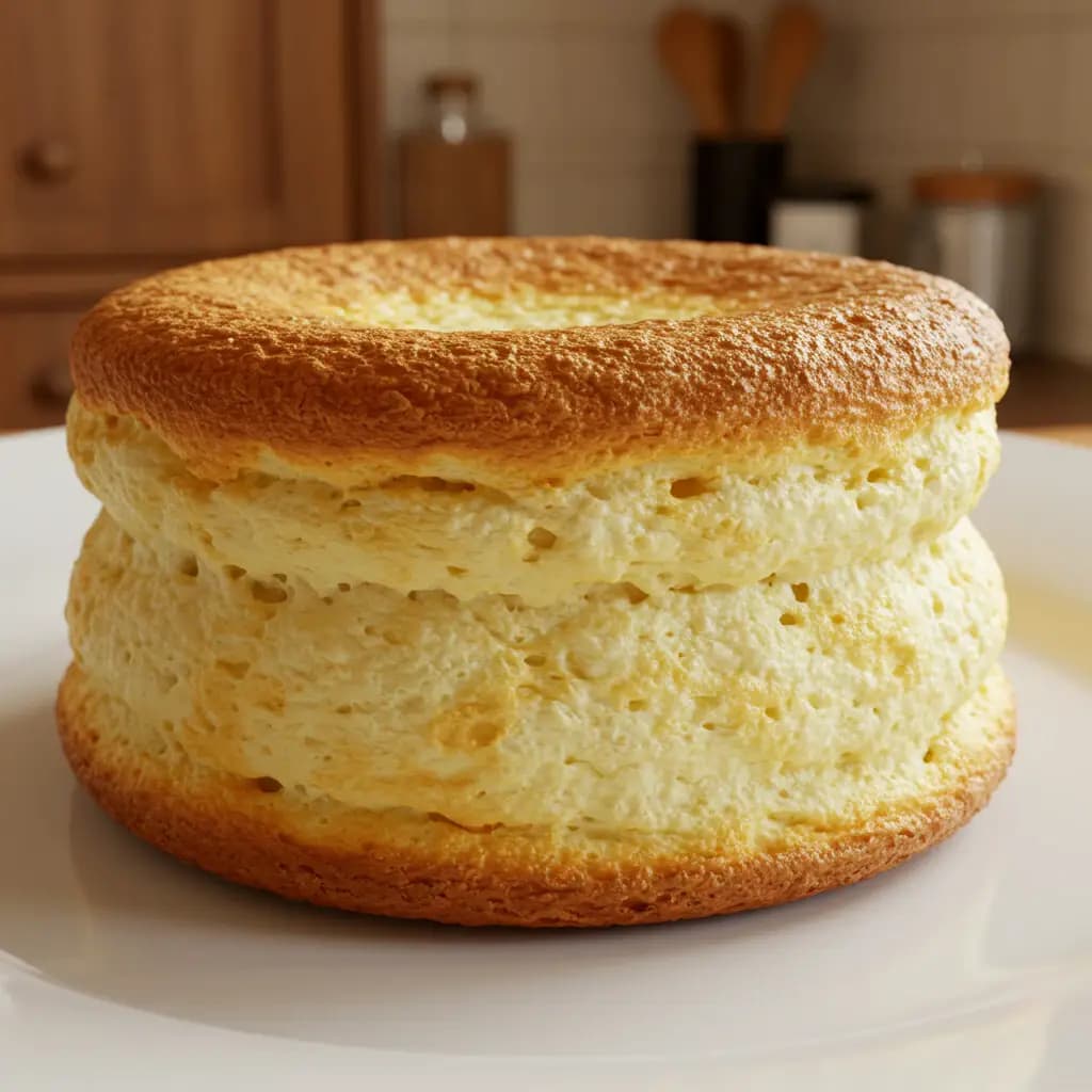 Receita de Souflé de couve - flor