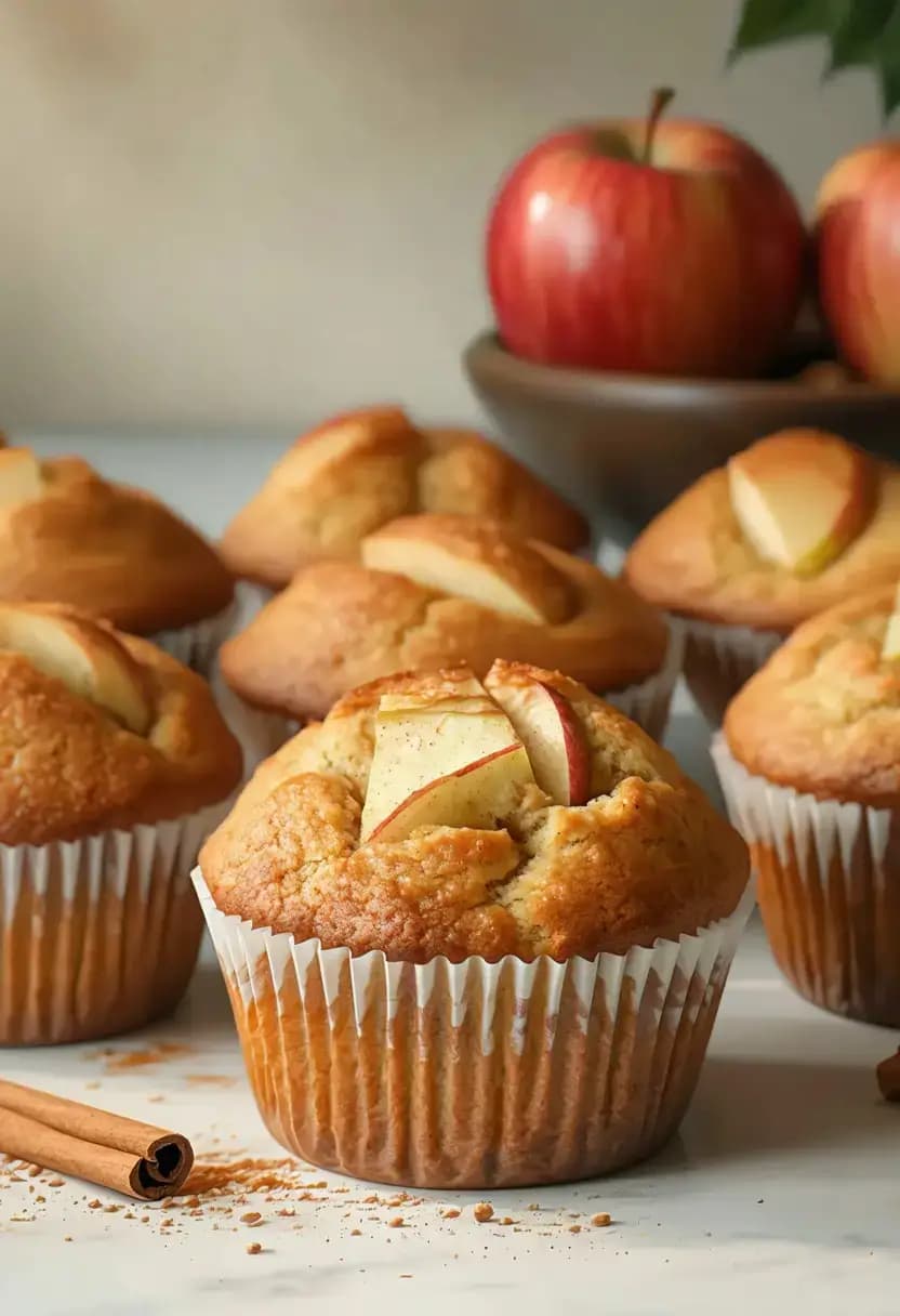 Receita de Muffins de Maçã Temperados