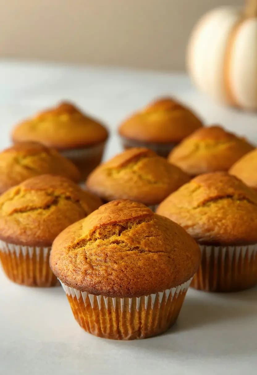 Receita de Muffins de Abóbora Temperados
