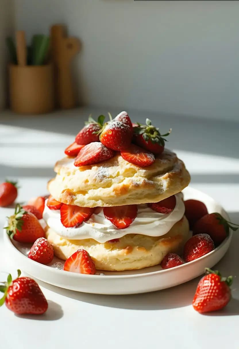 Receita de Bolo de Morango