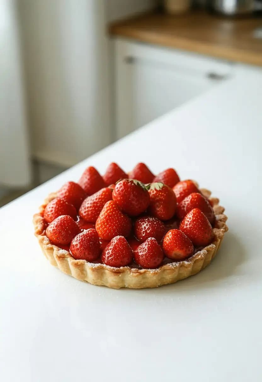 Receita de Torta de Morango