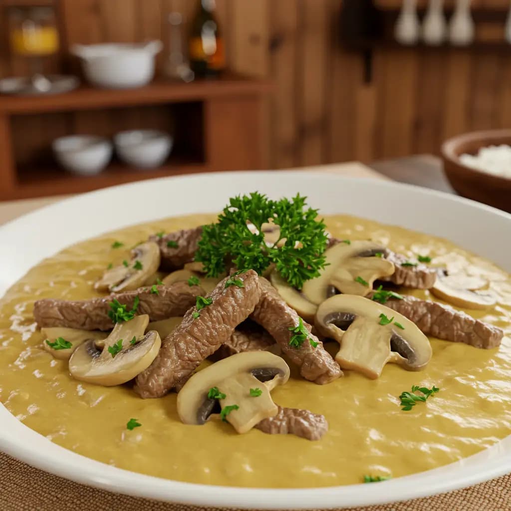 Receita de Strogonoff de Carne