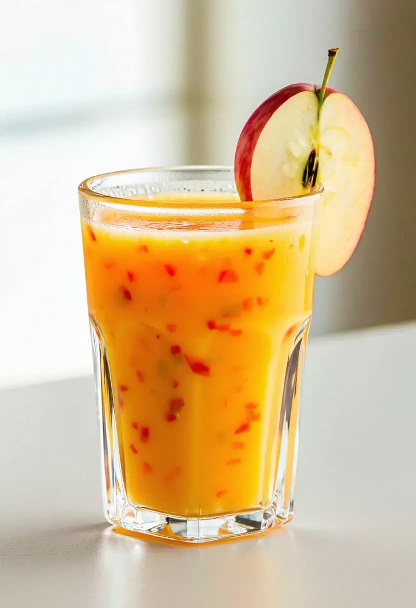 Receita de Suco Detox de Cenoura e Maçã