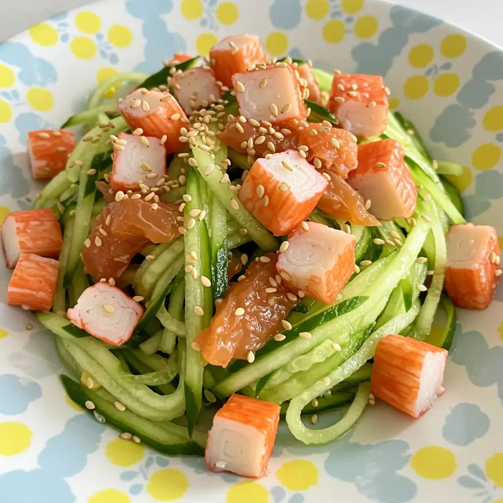 Receita de Sunomono de Pepino
