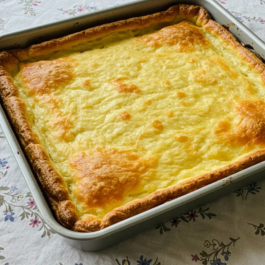 Receita de Super Empadão de Queijo