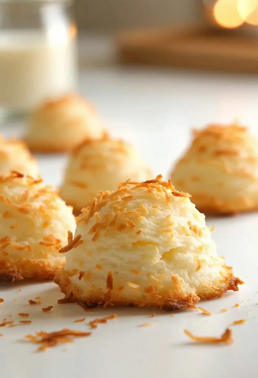 Receita de Macaroons de Coco Doce