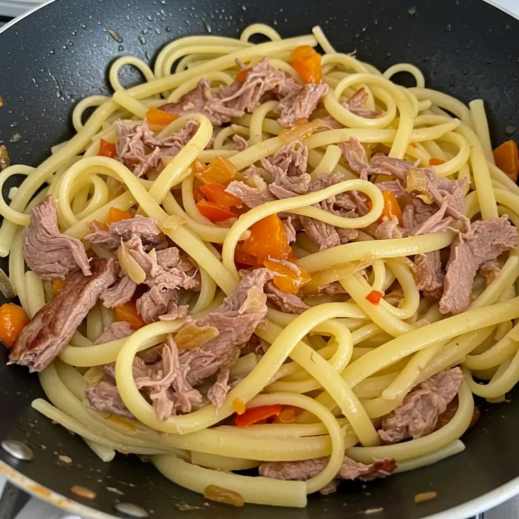 Receita de Talharim à Valenciana